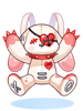 Costume Mad Bunny Nightmare artwork from Ragnarok Online