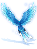 Costume Blue Magpie Wings artwork from Ragnarok Online