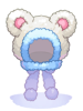 Costume Snow Bear Hood artwork from Ragnarok Online