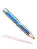 Blue Pencil In Mouth artwork from Ragnarok Online