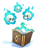 Costume Haunting Skull artwork from Ragnarok Online