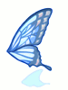 Blue Butterfly Wing artwork from Ragnarok Online