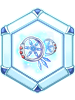 Printed Snow Flower Earring artwork from Ragnarok Online