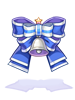 Costume Back Ribbon Bell (Blue) artwork from Ragnarok Online