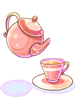 Autumn Red Tea artwork from Ragnarok Online
