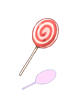 Costume Candy Cane In Mouth artwork from Ragnarok Online