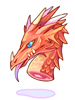 Three-Headed Dragon's Head artwork from Ragnarok Online