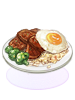 Southern Style Roast Pork with Rice Bowl artwork from Ragnarok Online