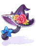 Costume Witch's Cat Hat artwork from Ragnarok Online