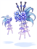 Costume Full Blossom Sakura Hairpin Blue artwork from Ragnarok Online