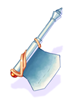 Veteran Axe artwork from Ragnarok Online