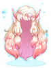 Costume Mermaid Wig (Peach) artwork from Ragnarok Online
