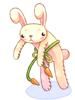 Drooping Bunny artwork from Ragnarok Online
