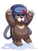 Costume Angry Bear Bag artwork from Ragnarok Online