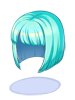 Costume Himelmez's Wig (Blue Green) artwork from Ragnarok Online