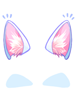 Costume White Baby Cat Ears artwork from Ragnarok Online
