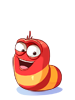 Costume: Larva (Red) artwork from Ragnarok Online