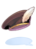Black Feather Hat artwork from Ragnarok Online