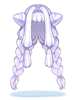 Costume Vacation Pope Hair artwork from Ragnarok Online