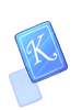 Blue K Card artwork from Ragnarok Online