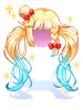 Costume Twinkle Twin (Blue) artwork from Ragnarok Online
