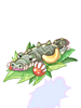 Steamed Alligator with Vegetable artwork from Ragnarok Online