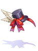 Costume Black Angel Mini Silk Hat artwork from Ragnarok Online