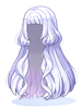 Costume Silky Long(Silver) artwork from Ragnarok Online