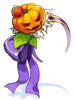 Costume Gothic Pumpkin Head artwork from Ragnarok Online