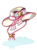 Costume Lolita Ten Gallon Hat artwork from Ragnarok Online