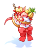 Costume Fishbowl Parfait Hat artwork from Ragnarok Online
