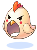 Costume Chicken Hat artwork from Ragnarok Online