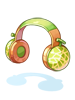 Costume Melon Headphones artwork from Ragnarok Online