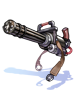 Antique Gatling Gun artwork from Ragnarok Online