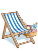 Costume Blue Sunbed artwork from Ragnarok Online