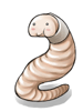 Fatty Chubby Earthworm artwork from Ragnarok Online