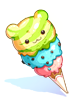 Costume Triple Ice Cream artwork from Ragnarok Online