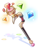 Elemental Spell Booster Stick artwork from Ragnarok Online