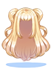Costume Airy Two Side Up (Blonde) artwork from Ragnarok Online