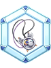 Printed Gray Wolf Pendant artwork from Ragnarok Online