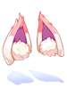 Costume White Fox Ears artwork from Ragnarok Online