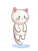 Costume White Cat Doll artwork from Ragnarok Online