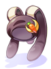 Costume Black Rabbit Ears artwork from Ragnarok Online
