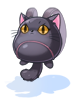 Costume Black Cat Bag artwork from Ragnarok Online