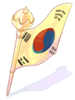 Golden Korean Flag artwork from Ragnarok Online