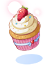 Strawberry Cream Cupcake artwork from Ragnarok Online