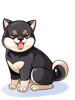 Costume Black Shiba Inu artwork from Ragnarok Online