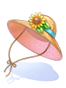 Costume Hooked Straw Hat artwork from Ragnarok Online