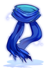 Costume Eremes Scarf (Blue) artwork from Ragnarok Online