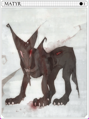 Matyr Card card illustration